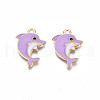 Alloy Enamel Pendants ENAM-S130-24E-2
