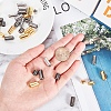 Brass Capsule Lace Lock Buckles KK-PH0035-79-3