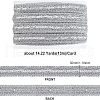 Metallic Yarn Ribbons OCOR-WH0065-10A-2