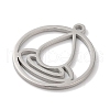 Non-Tarnish 304 Stainless Steel Pendants STAS-U010-06P-2