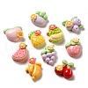 Flower Fruit Opaque Resin Decoden Cabochons CRES-P033-01-1