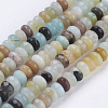 Natural Flower Amazonite Beads Strands G-K255-23-1