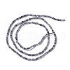 Natural Black Rutilated Quartz Beads Strands G-F596-25A-2mm-2