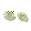 Imitation Jade Glass Pendants GLAA-K065-03G-2