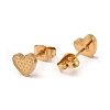 Ion Plating(IP) 304 Stainless Steel Stud Earrings EJEW-Q783-01G-2