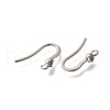 304 Stainless Steel Rhinestone Earring Hooks STAS-D310-01P-04-2