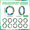 WADORN 25Pcs Natural Abalone Shell/Paua Shell Cabochons SHEL-WR0001-01-2