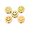 304 Stainless Steel Enamel Beads STAS-B085-08G-1