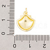 Rack Plating Brass Enamel Pendants KK-P269-09G-04-3