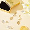 CHGCRAFT Rectangle 304 Stainless Steel Pendant Cabochon Settings FIND-CA0004-72-4