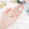 Brass Bead Tips KK-FH0001-46-3