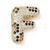 Brass Micro Pave Cubic Zirconia Pendants KK-Z108-02G-F-1