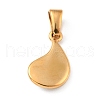 PVD Vacuum Plating 304 Stainless Steel Pendants STAS-D182-03G-2