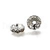 Brass Grade A Crystal Rhinestone Spacer Beads RB-A006-10MM-N-3