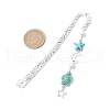 Alloy Hook Bookmarks AJEW-JK00379-01-3