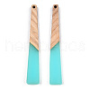 Translucent Resin & Ash Wood Big Pendants RESI-TAC0017-46-B01-2