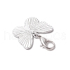 Butterfly Skull Alloy Enamel Pendant Decorations HJEW-JM03242-5