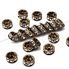 Brass Rhinestone Spacer Beads X-RB-A014-Z8mm-01AB-NF-1