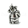 Retro 304 Stainless Steel Pendants STAS-G331-01AS-3