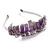Natural Amethyst Hair Bands PW-WG16F95-02-1