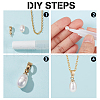   30Pcs Brass Cup Peg Bails KK-PH0009-34-5