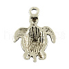Tibetan Style Alloy Sea Turtle Pendants TIBEP-22101-AS-LF-2