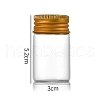 Clear Glass Bottles Bead Containers CON-WH0085-75C-02-1
