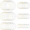 Unicraftale 304 Stainless Steel Hoop Earring Findings STAS-UN0004-60-1