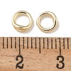 Brass Ring Charm Connectors KK-P284-06G-02-3