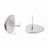 Tarnish Resistant 304 Stainless Steel Ear Stud Findings STAS-P198-24-2