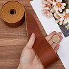 2M Flat AB Grade Cowhide Leather Cord AJEW-WH0479-73E-04-3