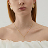 HOBBIESAY Brass Pave Clear Cubic Zirconia Pendants KK-HY0002-79-5