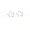 Tarnish Resistant 201 Stainless Steel Hoop Earrings EJEW-A052-17B-P-1