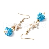 Shell Glass Dangle Earrings EJEW-MZ00424-04-4