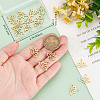Beebeecraft 20Pcs 201 Stainless Steel Pendants STAS-BBC0005-66-3