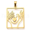 304 Stainless Steel Pendants STAS-Z119-22G-1