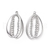 Non-Tarnish 304 Stainless Steel Pendants STAS-C003-11P-1