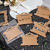 100Pcs Paper Bracelet Display Cards CDIS-WH0027-11B-02-4