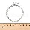 304 Stainless Steel Link Bracelets BJEW-Z132-02P-5
