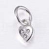 Brass Micro Pave Cubic Zirconia Charms ZIRC-E135-29P-2