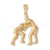 PVD Vacuum Plating 304 Stainless Steel Pendants STAS-H170-20G-1