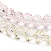 Transparent Painted Glass Beads Strands X1-DGLA-A034-T6mm-A25-4