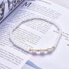 Faceted Glass Beaded Stretch Bracelets BJEW-JB05486-02-4
