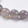 Natural Striped Agate/Banded Agate Beads Strands G-P364-06-10mm-3