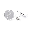 Non-Tarnish 304 Stainless Steel Stud Earring for Women EJEW-I285-27P-2
