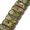 Synthetic Imperial Jasper Beads Strands G-Q050-A01-05-1