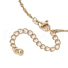 2Pcs 2 Colors 304 Stainless Steel Singapore Chain Bracelet Makings AJEW-JB01321-5