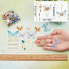 SUNNYCLUE DIY Butterfly Earring Making Kit DIY-SC0020-33-3