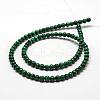 Natural Malachite Bead Strands G-O143-10-4mm-2