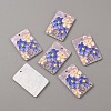 Embossed Printed Acrylic Pendants MACR-TAC0001-05A-1